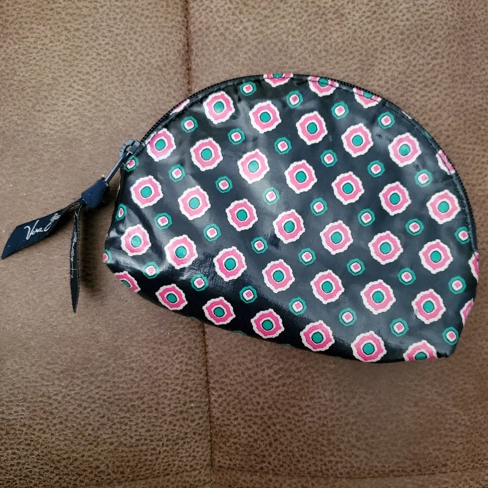 Vera Bradley Petal Paisley plastic coated makeup bag